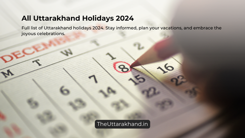 All Uttarakhand Holidays 2024
