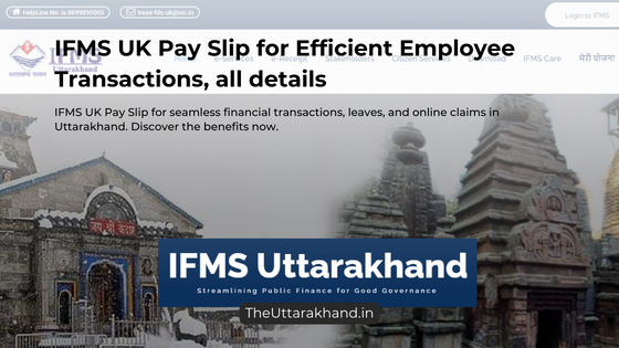 IFMS UK Pay Slip for Efficient Employee Transactions, all details