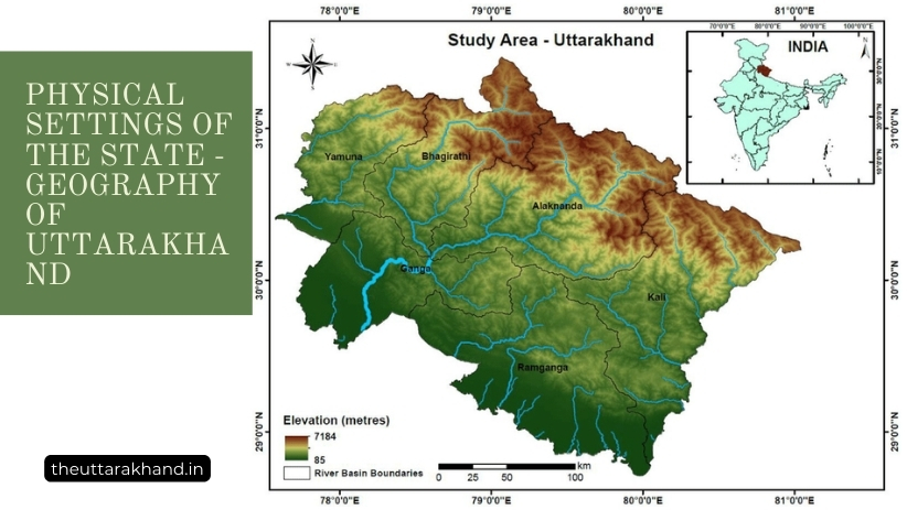 Physical Settings of the State - Geography of Uttarakhand